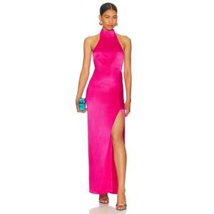 flawed SNDYS Maxi Halter in Hot Pink